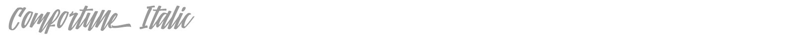 Comfortune font preview